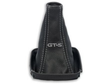 SCHALTMANSCHETTE FÜR TOYOTA CELICA VII 99-06 SCHALTSACK STICKEREI GTS GRAU