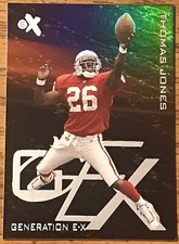 Thomas Jones 2000 Fleer EX2000 Generation E-X Card #7GX Cardinals NFL Free Ship