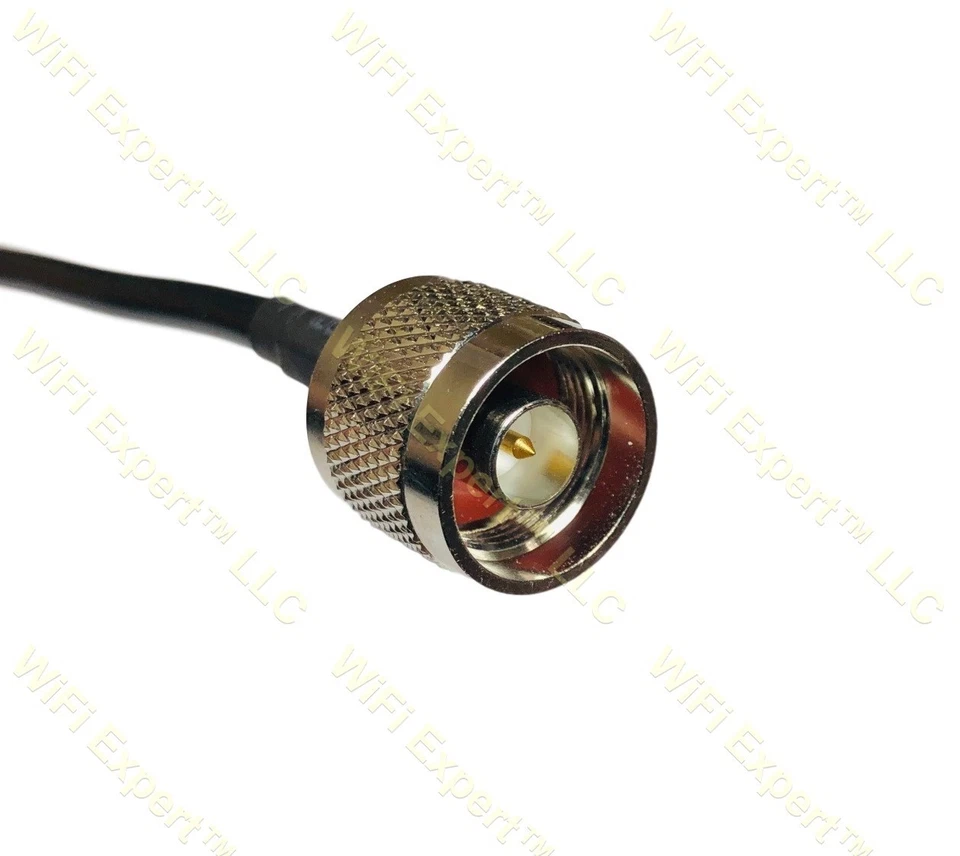 25 feet Cable RG58 SMA MALE to N MALE Plug Low Loss RF coaxial Cable 50ohm USA - Image 2 of 4