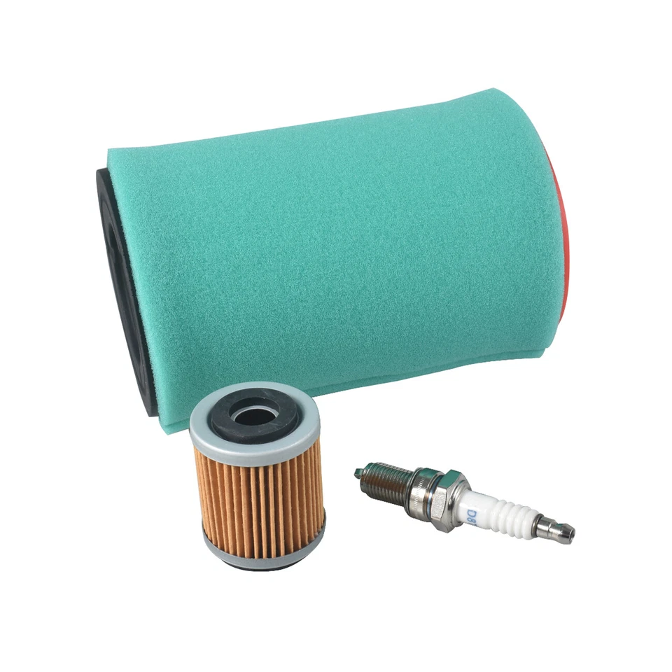 Filtro de aceite de aire + bujía para Yamaha Big Bear 250 400 kit de puesta a punto Foto 2 de 4