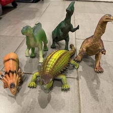 Vintage Lot 80/90s Dinosaur Triceratops parasaurolophus Plateosaurus And More