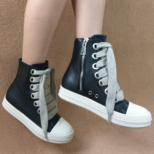 Unisex High-Top Thick Lace-Up Chunky Casual Sneakers-JZH7 - Picture 12 of 87