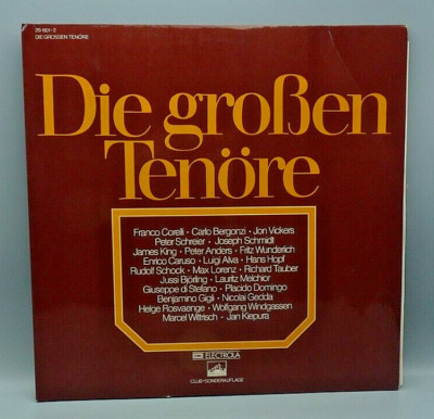 LP Vinyl Die Großen Tenöre