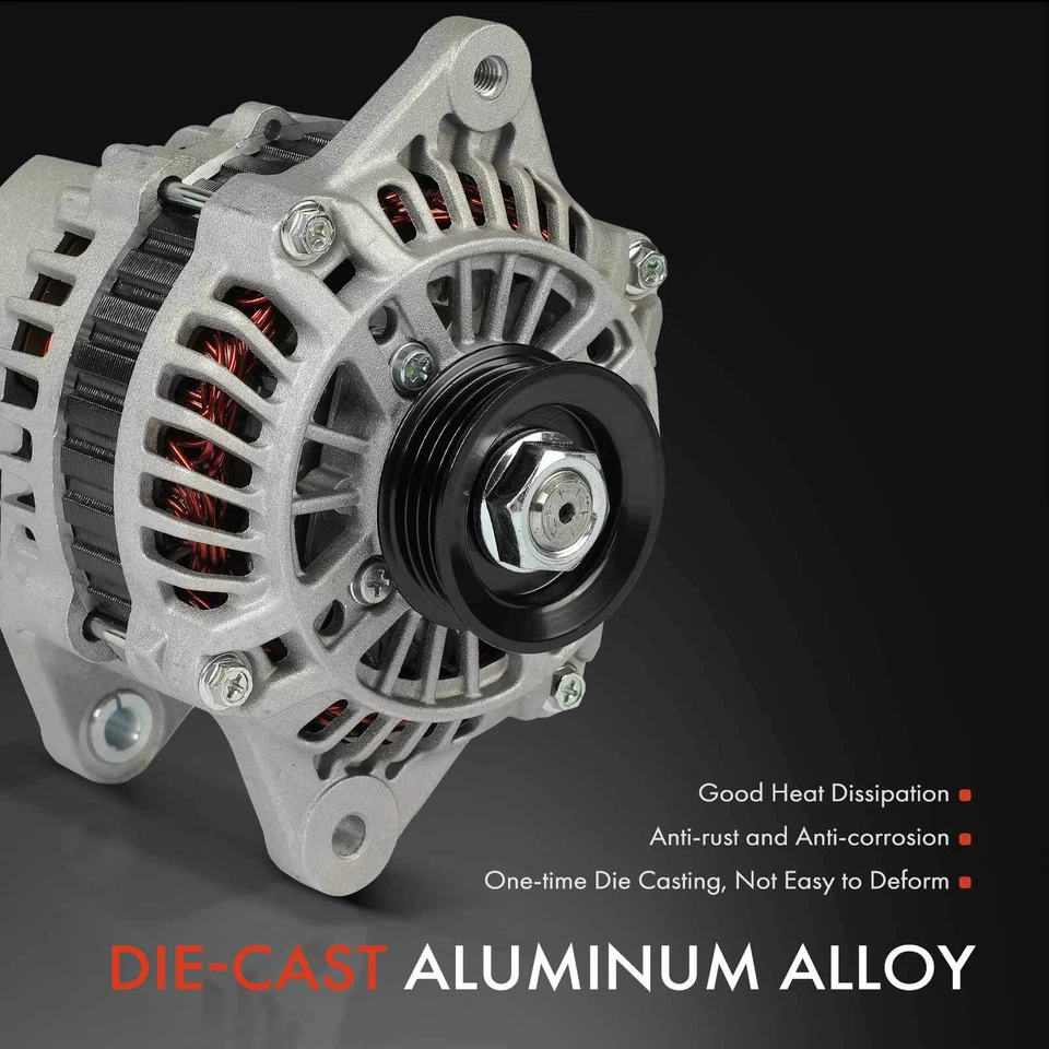 Nuevo Alternador para Chevy Tracker 98-91 Metro 98-01 55A 12V CW Polea de 4 Ranuras Foto 4 de 4