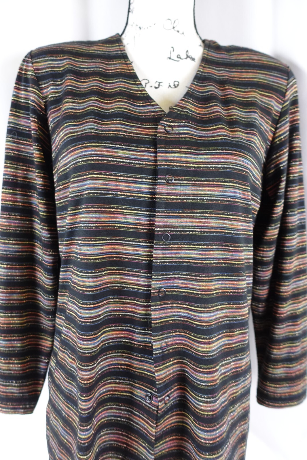 Chicos Design Womens Snap Button Lightweight Jack… - image 2