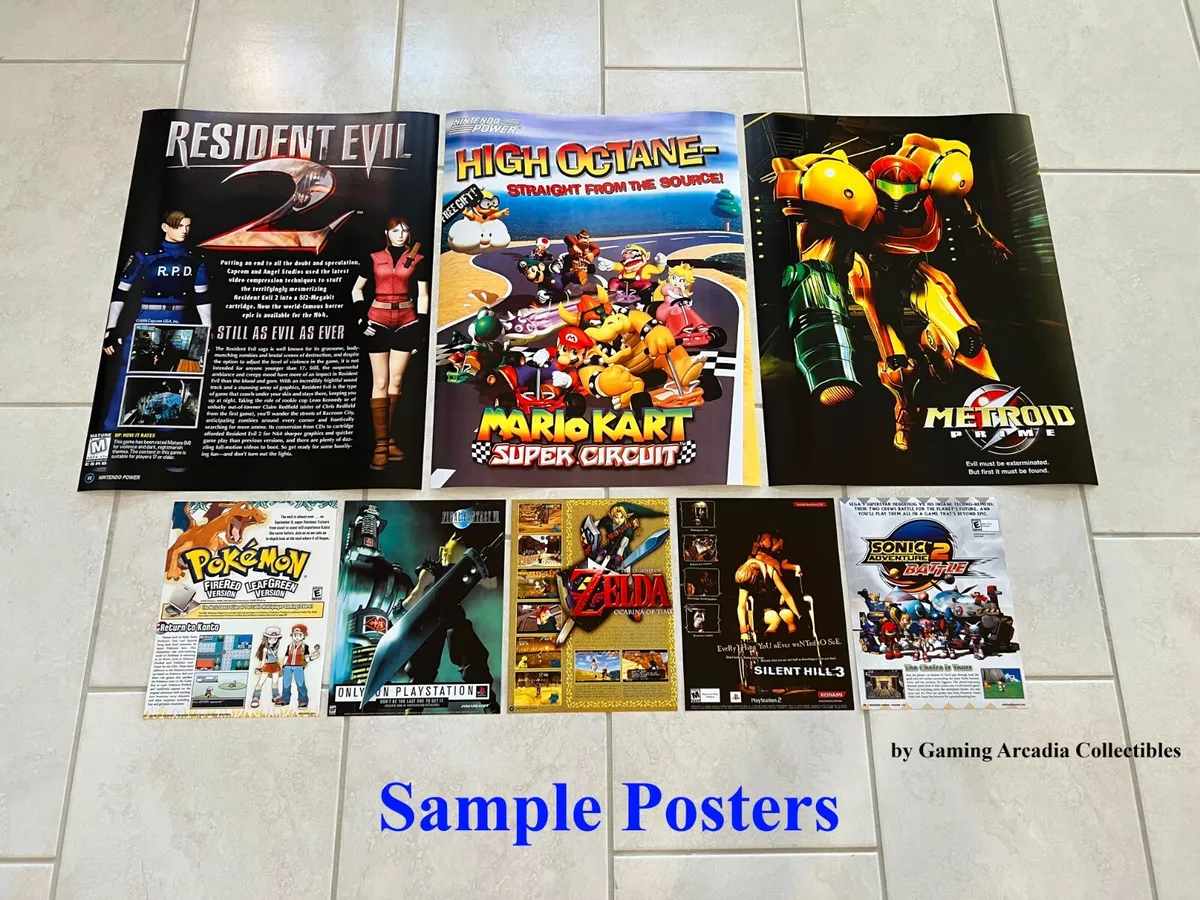 Game Crazy Video Game Rental Store Glossy Promo Ad Poster Unframed