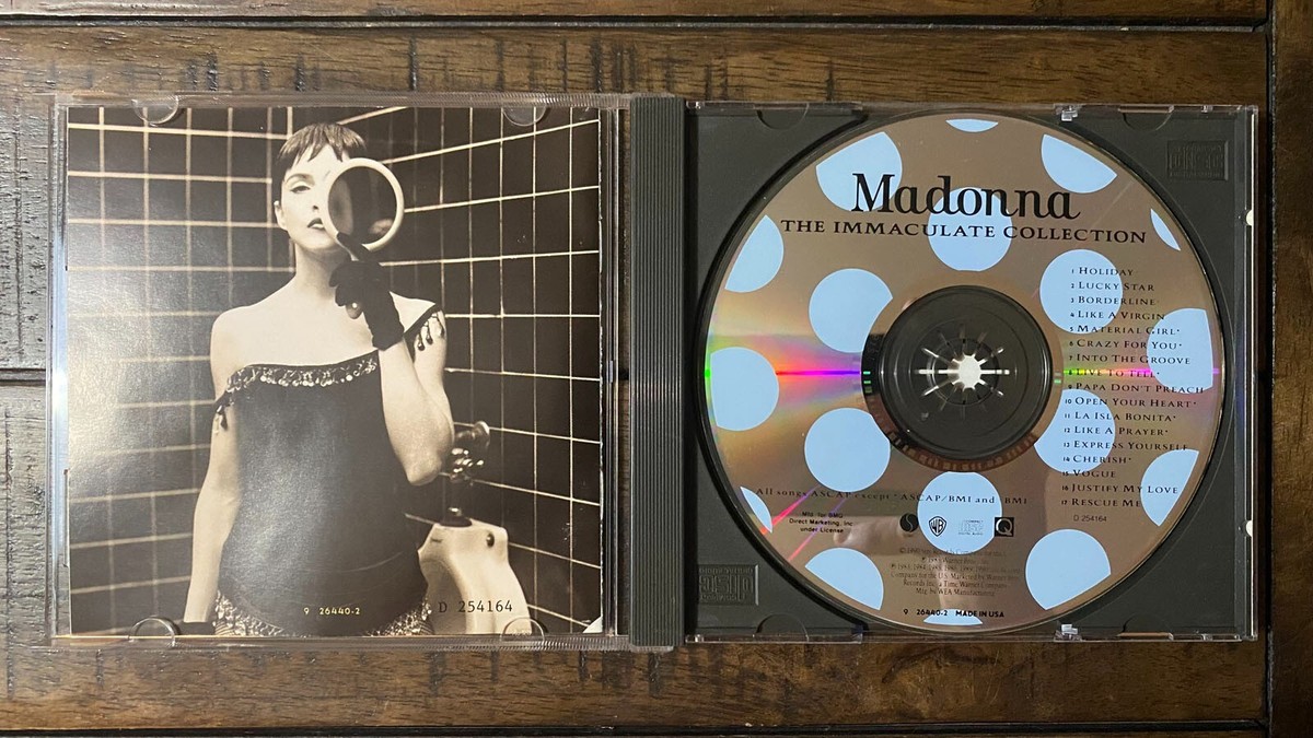MADONNA - THE IMMACULATE COLLECTION (CD) 1990 RARE!! SIRE 9 26440