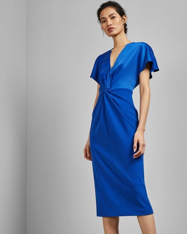 Ted baker royal store blue dress