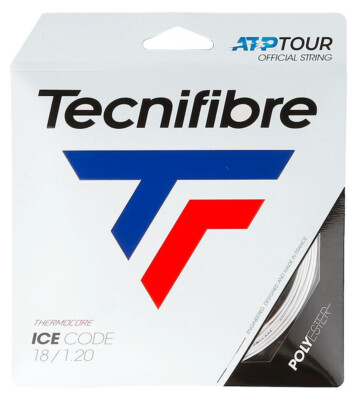 Tecnifibre Ice Code Tennissaite - 1,20mm/18G - 12m Set - Weiß - IceCode