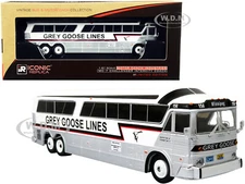MCI MC-7 CHALLENGER BUS "GREY GOOSE LINES" CANADA 1/87 ICONIC REPLICAS 87-0335