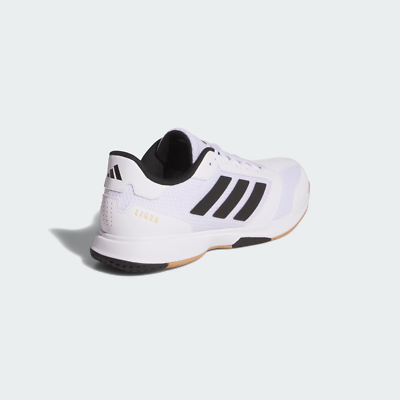 Adidas Ligra 8 M Mens Indoor Court Shoes White Black Gum JI1505 Size 13 NEW adidas Ligra 8 Indoor Sneakers - White | Free Shipping with  main image 4
