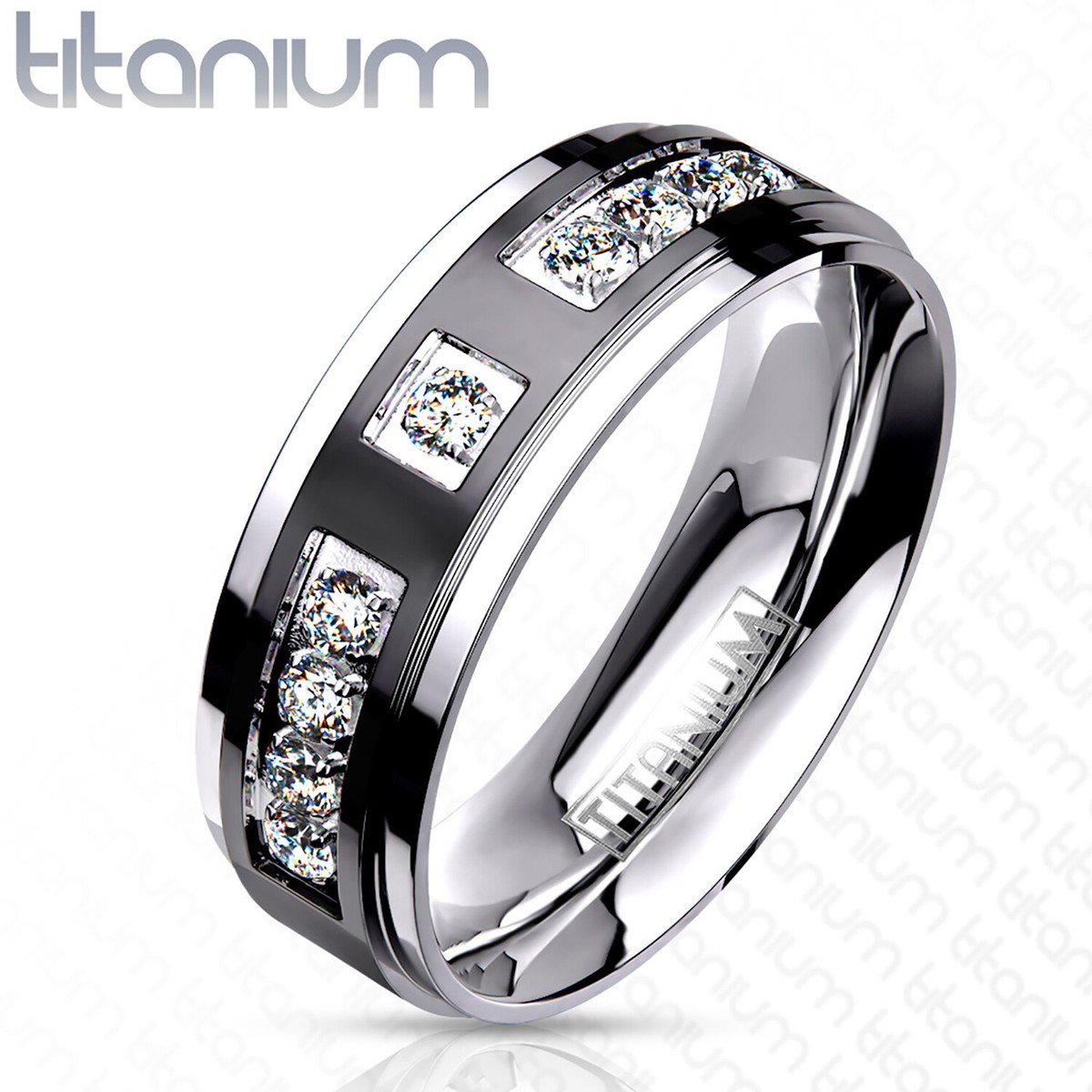 10 Pack Wedding Silicone Rings With Rhinestones - 5.7mm Wide Comfort Bands For Active Men & Women, Multiple Colors - View #3