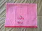 2 BRAND NEW CHRISTMAS NAUGHTY IS THE NEW NICE/SNOWMAN HAND TOWEL SET — photo 5