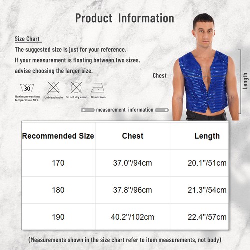 Men Women Sleeveless Waistcoats Stylish Sequin Jacket for Disco Carnival Party - Picture 74 of 83