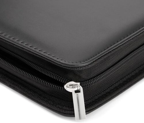 360 Card Pocket Binder with Zipper 9 Pocket Trading Cards Album Folder, Black - Picture 4 of 4