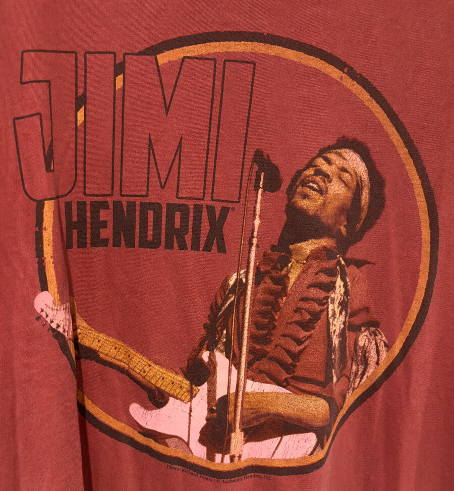 2017 Authentic Hendrix Jimi Hendrix Red Shirt Med… - image 2