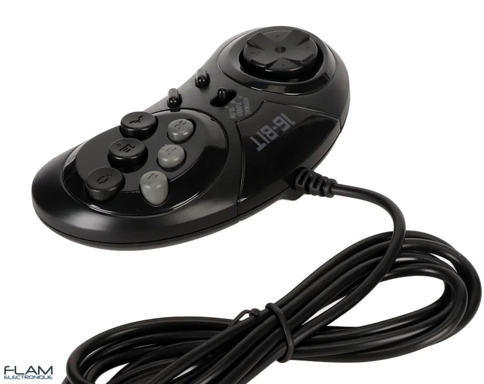 NEUF Manette avec AUTO FIRE controller (NEW) for Sega Megadrive with TURBO FIRE - Image 4 of 4