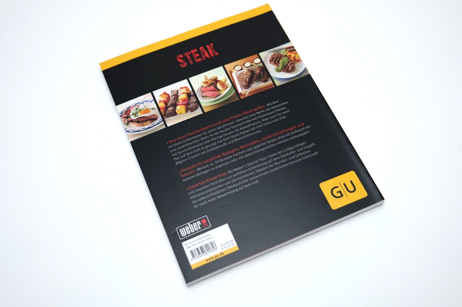 Thumbnail - Weber’s Steak Rezeptbuch, Grillrezepte, Weber Grill, Gu-verlag,