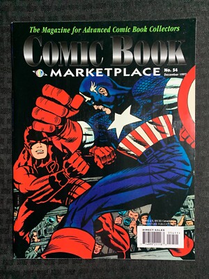 1997 COMIC BOOK MARKETPLACE Magazine #54 VG+ 4.5 Captain America vs Daredevil