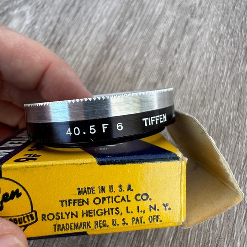 Vintage Tiffen Series 6 Adapter Rings + Photographic Filters Original Boxes - Picture 3 of 9