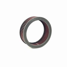 Washable Round Air Cleaner Filter Element Replacement Filter Flow 9x9x4 Red