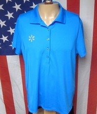 WAL-MART women  s spandex XL polo shirt Arkansas retail logo Halloween costume