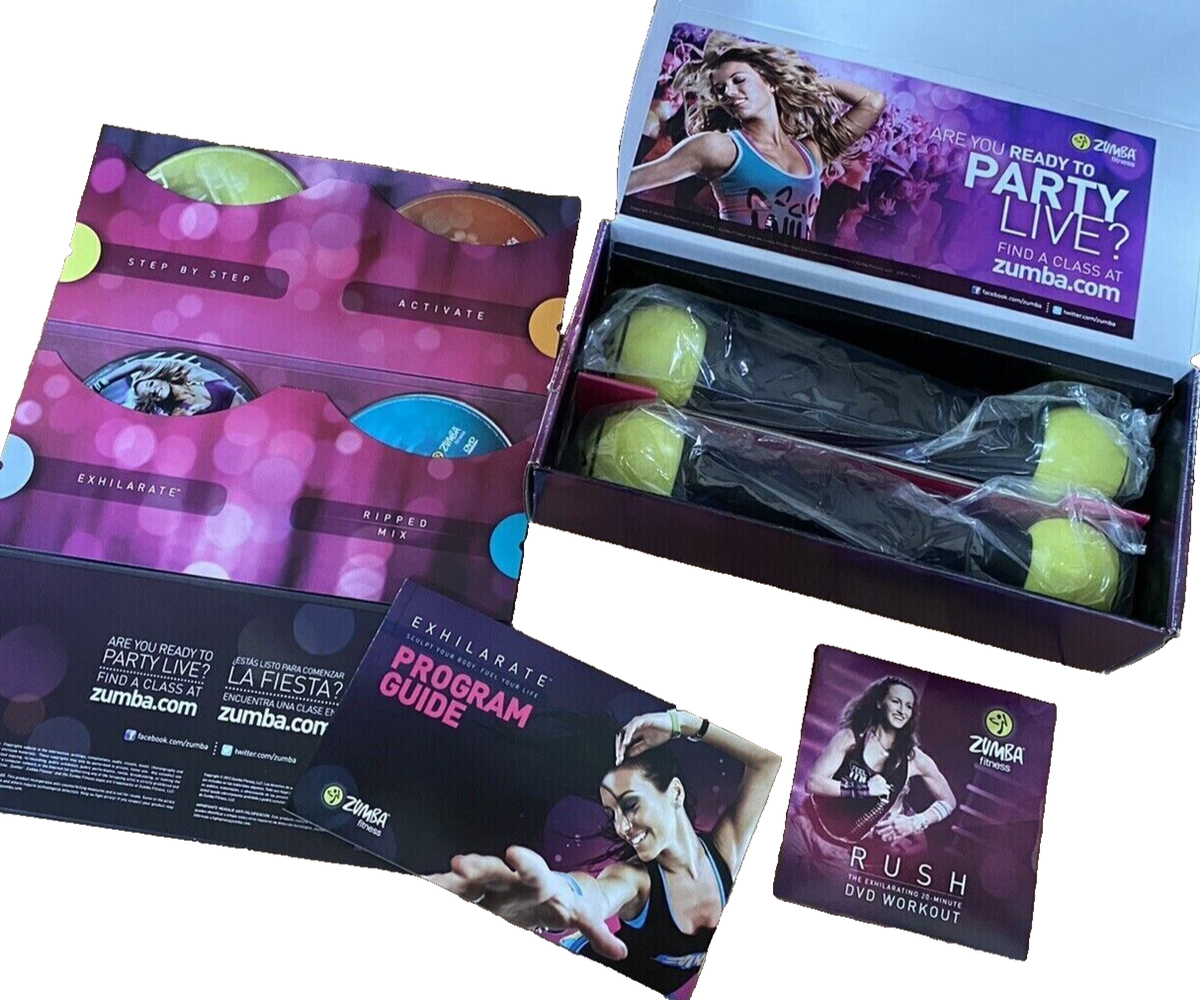 Zumba Fitness Exhilarate Body Shaping System w/ 5 DVDs