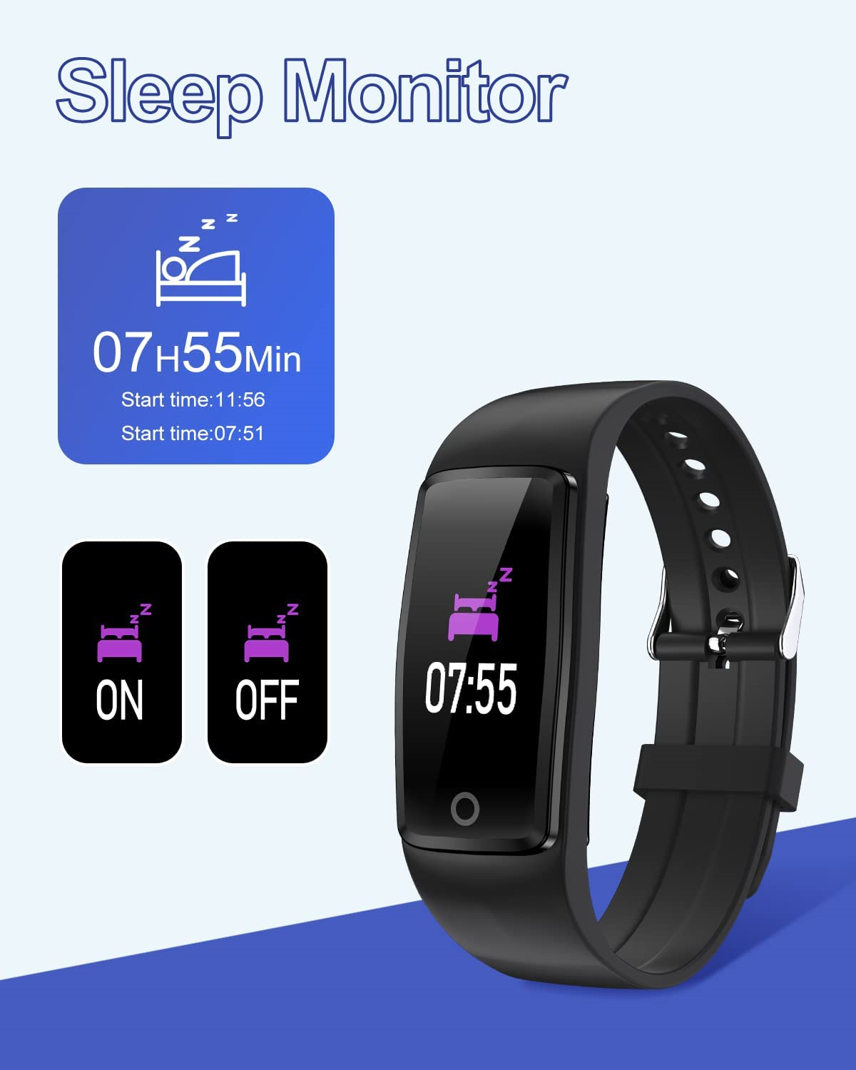 GRV Fitness Tracker Non Bluetooth Fitness Watch No App No Required
