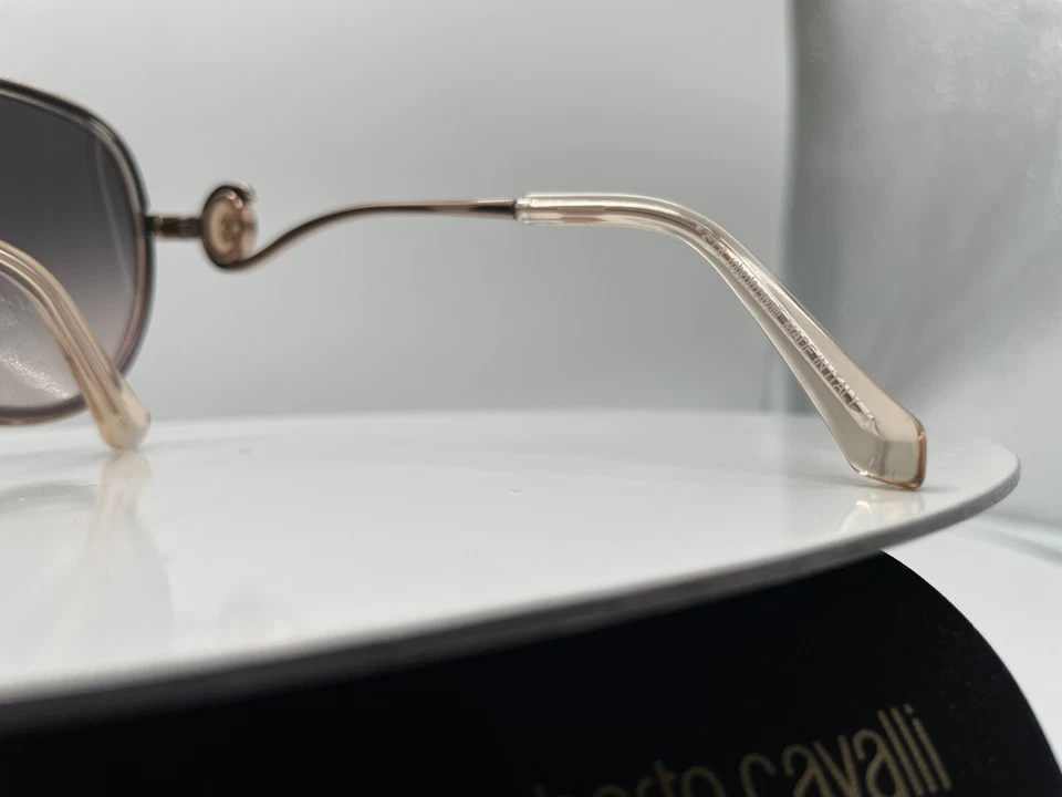 Gafas de sol Roberto Cavalli WEZEN 1013 32B bronce claro/aviador degradado humo Foto 3 de 4