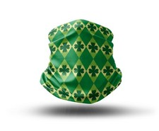 Washable Fabric Face Cover Neck Gaiter Saint Patricks Day Design XI EU Made