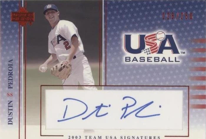 2003 Upper Deck USA Baseball - Dustin Pedroia #S-16 for sale | eBay