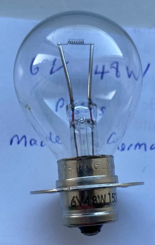 6v 48w 1521 P30s x 2 Projector Bulbs Made In Germany + Original Packaging - Picture 4 of 9