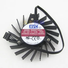 For 65mm 4 Pin Fan AVC BASA0710R2U for Nvidia Quadro 4000 Video Card