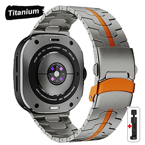 Titanium Band for Samsung Galaxy Watch7 Ultra2025 47mm Link Bracelet Metal Strap - 第 1/14 張圖片