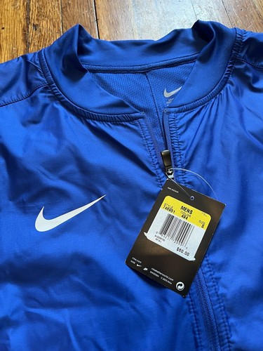 NEW Nike Mens Windbreaker Hitting Jacket 1/4 Zip Sz Small 746951-494 Baseball - Picture 4 of 5