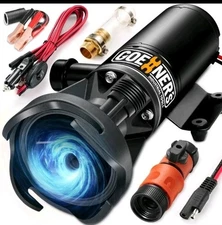 12V RV Portable Macerator Waste Pump for Sewage, 12GPM Suction