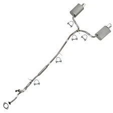 Stainless Steel Cat-Back Exhaust Kit fits: 2013-2019 Ford Flex 3.5L