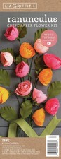 Crepe Paper Flower Kit Ranunculus