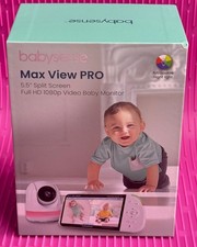 NEW SEALED Baby Monitor 5.5 Inch 1 CAM Babysense PRO Full Split Screen Camera