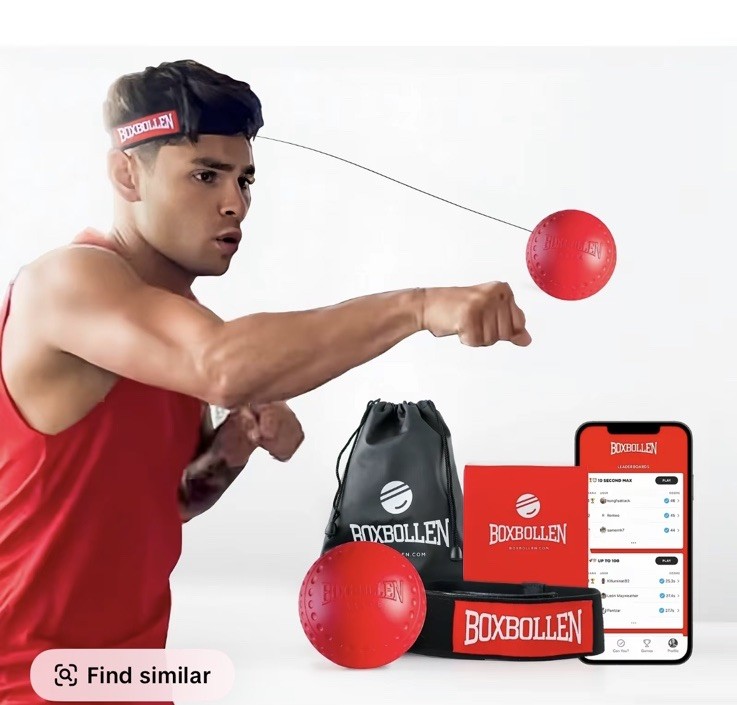 Boxbollen original with app, used by celebrities - mma gear boxing ball new
