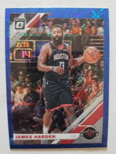 James Harden 2019-20 Donruss Optic Blue Velocity Prizm #68