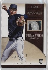2014 Panini Immaculate Singles Material Prime 26/99 Taijuan Walker #30 Rookie RC