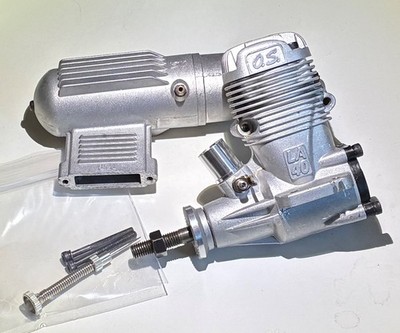 OS Max 40 LA 40LA Control Line Engine + Muffler with Front Mount NVA