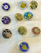 Geocaching Pathtags Lot of 10 Tags some repeats