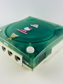 Sega Dreamcast Hello Kitty Skeleton Blue HKT-3000 Console Set Tested
