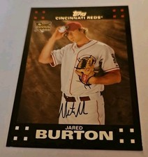 2007 Topps Jared Burton #644 Rookie Cincinnati Reds Baseball Card. rookie card picture