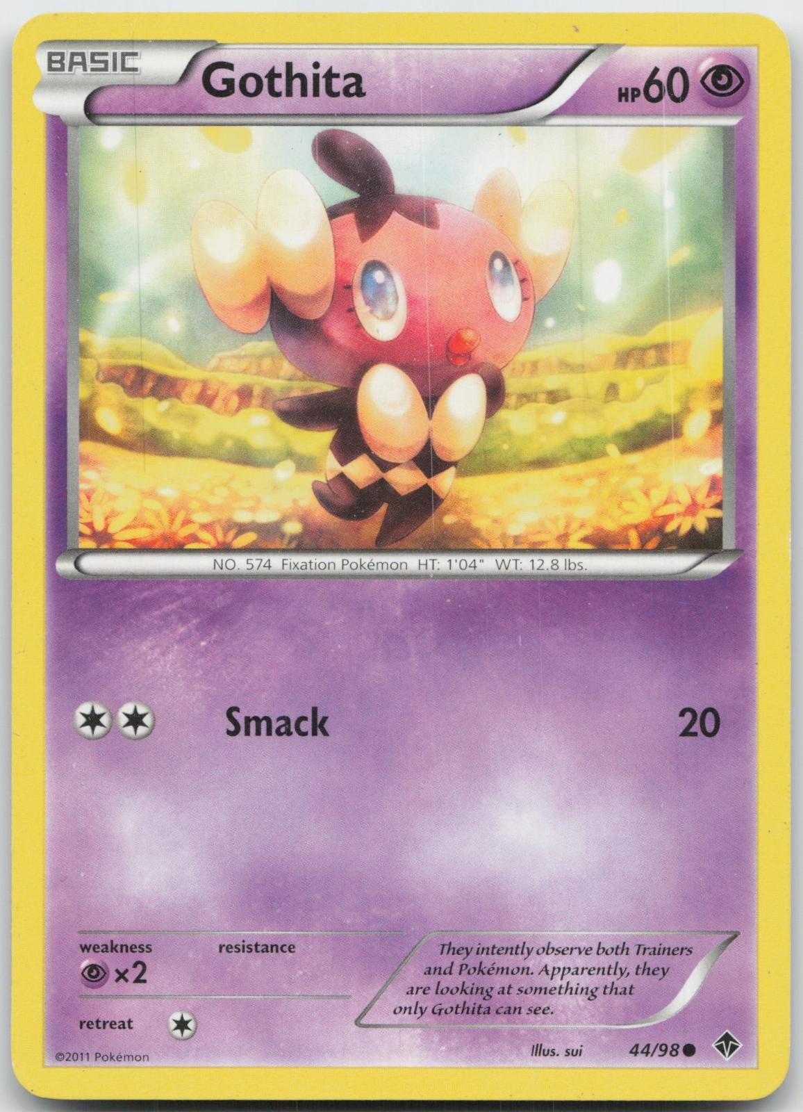 Gothita 44/98 Common Emerging Powers Pokemon Moderately Played
