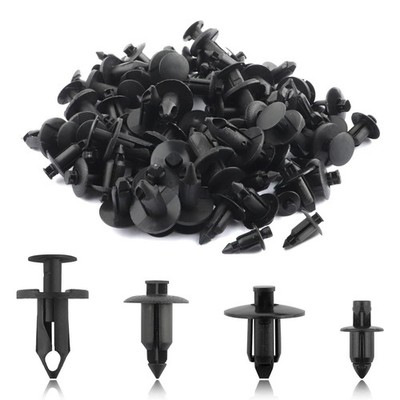 120PCS Motorcycle Fairing Plastic Clips,Plastic Rivets Retainer Clips M6/M7/M8 R