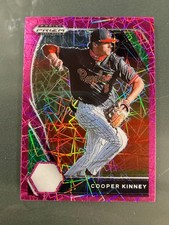 Cooper Kinney 2021 Panini Draft Picks Baseball #PDP34 Card Pink Velocity