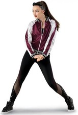 Dance Pre-Owned Costume Small Adult Burgundy Weissman 10492 Hip Hop Jazz Tap